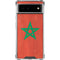 Morocco Flag Distressed Google Pixel 6 Clear Case